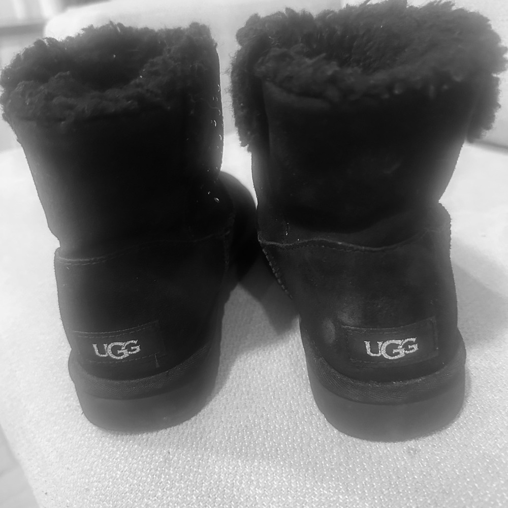 UGG Classic Black Sheepskin Boots